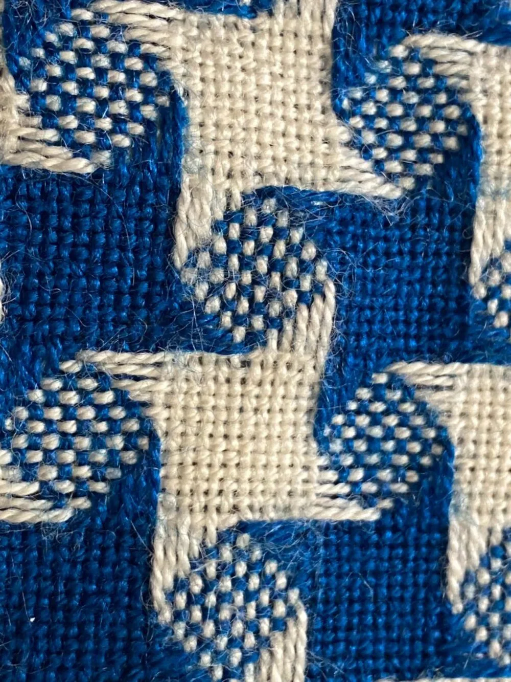 Jolentex decke polyacrylic tablecloth/throw vtg made W. Germany 53